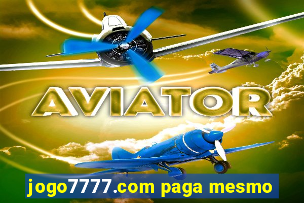 jogo7777.com paga mesmo